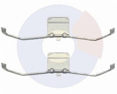 CARRAB BRAKE PARTS 2371 -  Комплектующие, колодки дискового тормоза